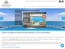 Tablet Screenshot of kohphanganproperty.com